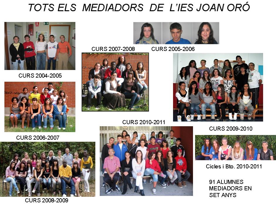 EQUIP DE MEDIACIÓ DE L'IES JOAN ORÓ